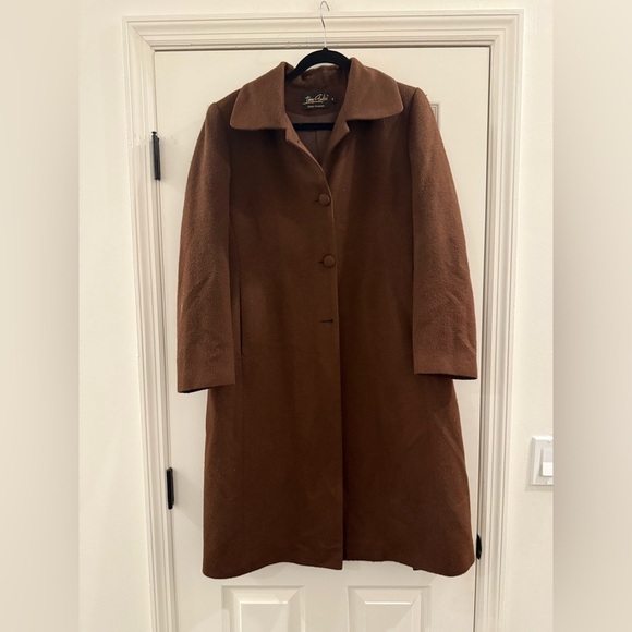 Tom Gutie Jackets & Blazers - Tom Gutie Baby Alpaca Wool Blend Coat Brown Womens Peacoat Medium